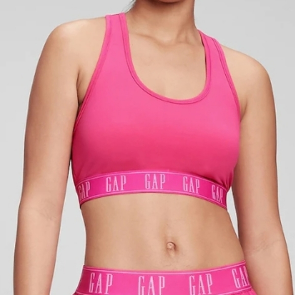 GapFit PowerMove T-Back Sports Bra in Teal Size Small MSRP $35 FPS040 - Picture 3 of 16